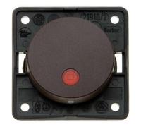 Interruptores, 2 polos Off con indicador luminoso, 5A, 12V=, INTEGRO, marrón