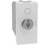 Interruttore a Chiave 2P 16AX 250V Bianco BTicino MatixGo JW4012 1 Modulo