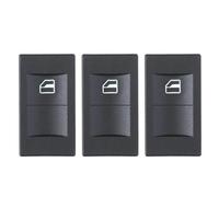 Interruttore di controllo alzacristalli elettrico a pulsante Singolo per Auto 6N0959855B per VW per Volkswagen Polo 6K 2000 2001 2002 (Nero 1 pz)