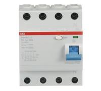 Interruttore differenziale puro 4 poli F204 AC 63A 30MA ABB F427814