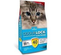 Interstand - Litière OdourLock Contrôle d'Odeur de 40 Jours pour Chat - 12Kg G