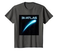 Interstellar 3I Atlas Comet Emblème OVNI Sonde Extraterrestre T-Shirt, Enfant, Asphalte, 10 Ans