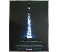 Interstellar Affiche Cinéma Originale (Format 53x40 cm Roulée) Christopher Nolan Matthew McConaughey Preventive