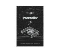 Interstellar Affiche d'art anti-éclaboussures pour salon et chambre à coucher Peintures à suspendre Convient pour plusieurs scénarios Pas besoin de perforation Facile à installer Convient pour les