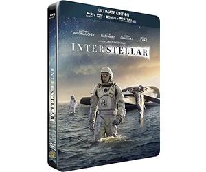 Interstellar Coffret Collector - Blu-Ray Steelbook - Edition Spéciale Fnac Inclus un livret de 48 pages + la bande originale du film