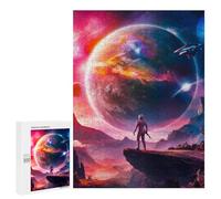 Interstellar Explorer Lot de 500 puzzles 500 pièces pour adolescents Jeu pratique mais amusant et humoristique Cadeau d'anniversaire