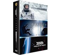 Espace - Coffret 3 Films : Gravity + 2001 L'odyssée De L'espace + Interstellar [DVD]