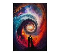 Interstellar Love Story, Puzzle en Bois pour Adultes, 300 PCS