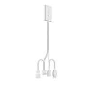 Interstellar-V2/V2RS PC Fan Uni Fan 5V 3PIN Fan Connection Line White, 4PIN PWM Fan Connection Line White