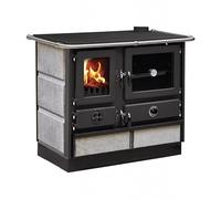 Cuisinière à bois Magnum Thermo MBS en fonte bouilleur sortie côté droit - Pierre ollaire