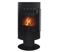 INTERSTOVES - Poêle À BOIS DIANA 8 GLASS | BÛCHES 50CM - Noir