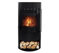 INTERSTOVES - Poêle À BOIS MONICA 8 GLASS | BÛCHES 50CM - Noir