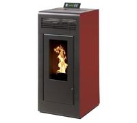 INTERSTOVES - Poêle à granules MARINA 11 Etanche sortie Concentrique sur le dessus - Bordeaux