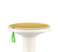 Interstuhl UPis1 Coussin d'assise de qualité supérieure - Coussin de chaise particulièrement confortable idéal pour les tabourets, chaises, bancs et sols - Parfait tabouret de bureau UPis1 (ECO jaune