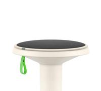 Interstuhl UPis1 Coussin d'assise de qualité supérieure - Coussin de chaise particulièrement confortable idéal pour tabourets, chaises, bancs et sols - Tabouret de bureau UPis1 (ECO noir profond)