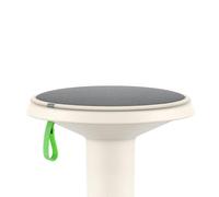 Interstuhl UPis1 Coussin d'assise de qualité supérieure - Coussin de chaise particulièrement confortable idéal pour les tabourets, chaises, bancs et sols - Parfait tabouret de bureau UPis1 (ECO gris