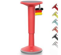 Interstuhl UPis1 Tabouret debout ergonomique et réglable en hauteur avec surface antidérapante et protection anti-basculement Pour un meilleur travail Fabriqué en Allemagne