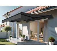 Intersun Store banne manuel monobloc 4 x 3 m - Loggia Dionéa gris - 917961