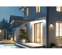 Intersun Store banne motorisé coffre intégral + LED 4 x 3 m - Céleste blanc - 994801