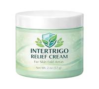 Intertrigo Crème de soulagement, apaise et protège les plis cutanés, 57 g, crème anti-frottement des plis cutanés, lotion barrière à séchage rapide, formule non grasse, pour protection contre les fric