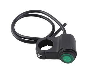 Interupteur de Guidon de moto 12 V Commutateur de Phare Guidon Étanche Feux ON/OFF en Alliage d'Aluminium Universel 7/8 "(22mm)