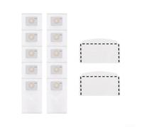 InterVac Y08 Lot de 10 sacs d'aspirateur avec 2 filtres d'échappement | 10 sacs à poussière pour plus 2 filtres moteur, parfaits pour les systèmes InterVac Y08, assure une aspiration optimale