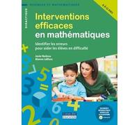 Interventions efficaces en mathématiques: Identifier les erreurs pour aider les élèves en difficulté