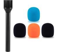 Interview Go Microphone Adaptateur Portable Pour Rode Wireless Go Go Ii Dji Mic Lark Max Et Autres Microphones Sans Fil Avec Mousses Colorées ¿ Filetage 1/4" Intégré Et Griffe Starrig-C