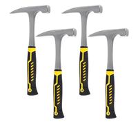 INTERWARM 4 pièce de Marteau de Géologue Marteau de Géologue en Acier de 32cm Forgé à Chaud avec Pointe Acérée Idéal pour la Prospection Minière et le Camping.