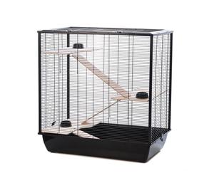INTERZOO Frodo + Wood Cage à rongeurs 78 cm noir