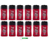Intesa Lot de 12 gels douche pour homme au ginseng - Shampooing douche - Propriétés tonifiantes et hydratantes - 250 ml + porte-clés Beni Culinari