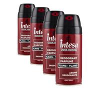 INTESA POUR HOMME | Déodorant Parfumé Ylang-Ylang, 150 ml (Lot de 4)
