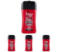 INTESA POUR HOMME | Gel Douche Shampooing Ginseng, Revitalisant, avec Ginseng, 250 ml (Lot de 4)