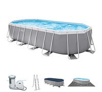 Intex 20Ft X 10Ft X 48In Prism Frame Oval Pool Set
