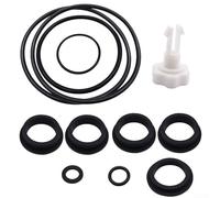Intex 25013 Kit de joint de rechange pour filtre à sable Intex avec valve de décompression d'air et pièces de joint, accessoires de réparation pour piscine