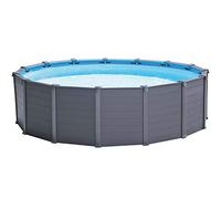 Intex 26384GN Kit Piscine Graphite Ronde, 478cm x 124cm