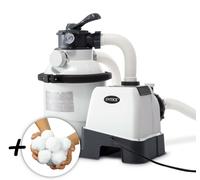 INTEX 26644GS Pompe Filtre à Sable ( 4,5m ³ L / Hr ,À 20m ³ Pool) + Filterkugeln