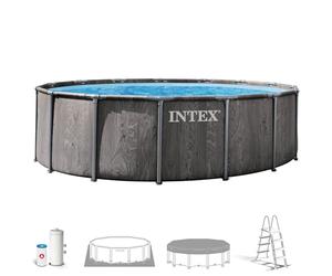 Intex - 26742ND - Kit Piscine Baltik Ronde Tubulaire 4,57 x 1,22