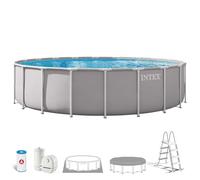 Intex Pools Kit piscine hors-sol Prism Frame 26756ND ronde 610x132cm + Nettoyeur ZR100 50 min