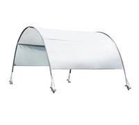 Intex 28054E Bâche de Protection UPF 50 Plus, Facile à Installer, imperméable, pour piscines rectangulaires de 2,7 m ou Plus Petites, Gris