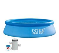 Intex - 28122NP - Kit Piscinette Easy Set Autoportante Ø x h : 3,05 x 0,76 m avec Epurateur à Cartouche 1m3/h