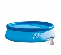 Intex 28132 - Easy SET Piscine ronde gonflable hors sol avec pompe