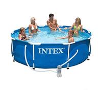 Intex 28202 Piscine Structure 305x76 CM Rond Point Avec Cadre Pompe Filtre