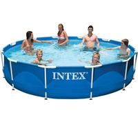 Intex 28210NP 366 x 76 cm Cadre métallique piscine de jardin ronde