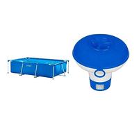 Intex - 28272NP - Piscine Metal Frame Junior Rect Tubulaire (L) 3,00 X (L) 2,00 X (H) 0,75M & 29040NP - Diffuseur Flottant 12,7cm