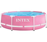 INTEX 28290NP - Piscine à cadre métallique rose (244x76cm) Piscine Pataugeoire