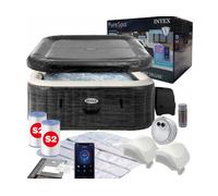 Intex 28450 Purespa Bulle Grestone Deluxe 175x175cm Baignoire Gonflable