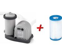 INTEX 28636GS Pompe de filtration Piscine Pompe de piscine 5678 L/h Piscine + 1 cartouche de filtration supplémentaire