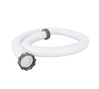 Intex 29060E Tuyau accessoire pour pompes de piscine de 3,8 cm de diamètre Capacité 1500 GPH avec écrous à visser Longueur 150 cm Remplacement pour filtre eau salée et sable