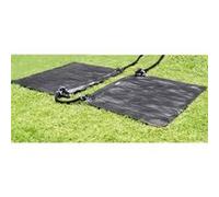 Intex Tapis chauffant solaire 2 pcs PVC 1,2 x 1,2 m Noir 28685
